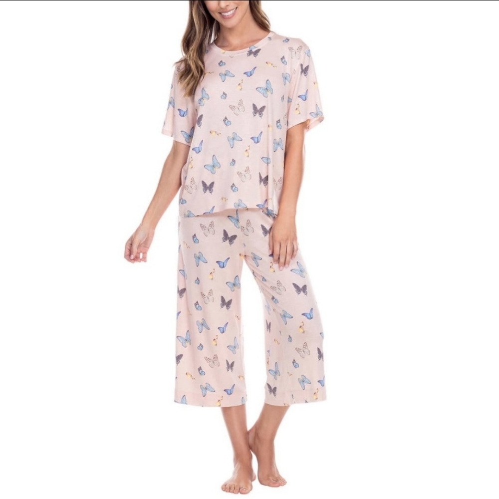 New* Hondeydew Butterfly PJ Set, Size L